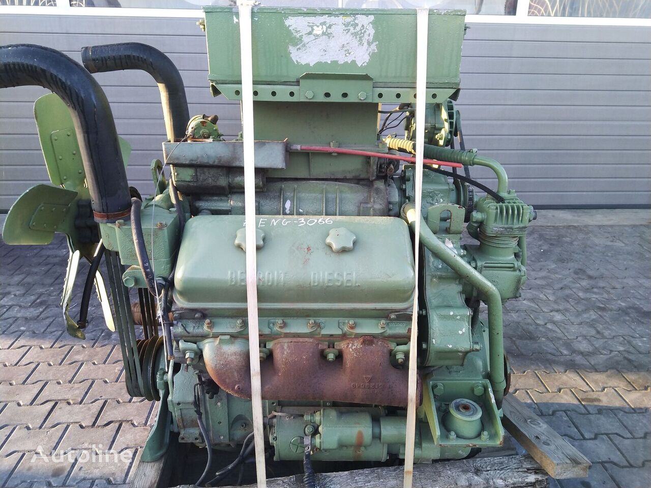 motor Detroit 7067-7040 pro kolového nakladače HANOMAG