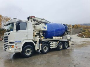 autodomíchávač SCANIA G490 + SERMAC SCG73A / 4Z28 na prodej autodomíchávač SCANIA G490 + SERMAC SCG73A / 4Z28