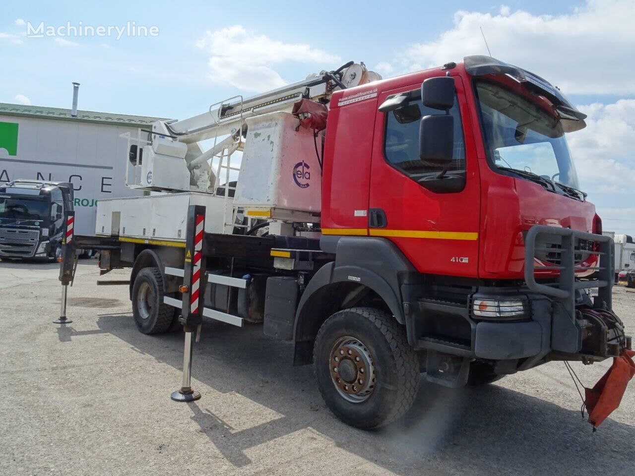 autoplošina Renault KERAX 410.19 4x4 vysokozdvižná plošina, EURO 4, manuál VIN 487