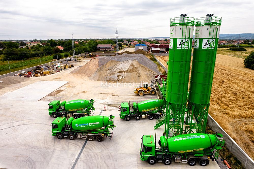 nový betonárna FABO SKIP SYSTEM CONCRETE BATCHING PLANT | 110m3/h Capacity | STOCK