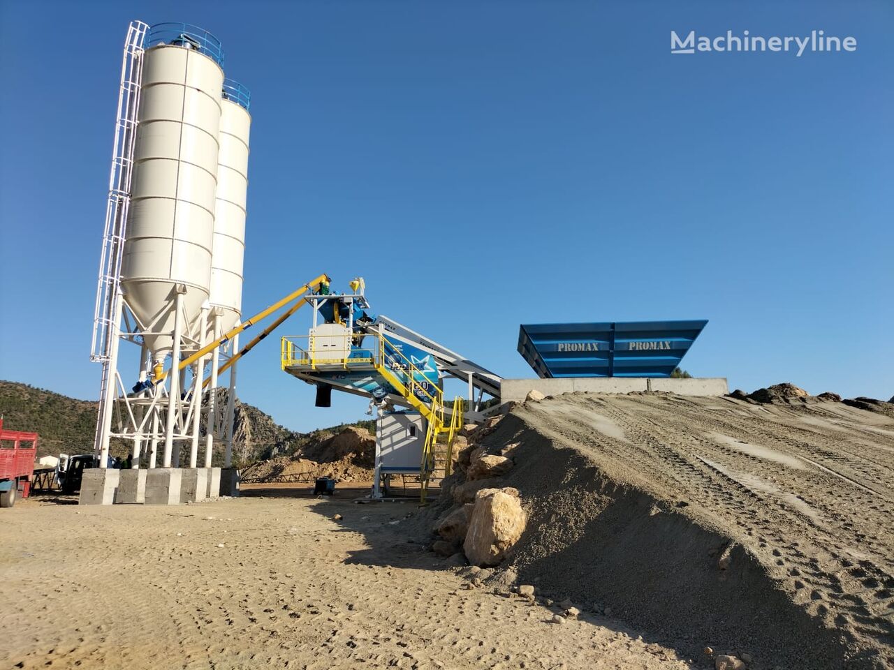 nový betonárna Promax محطة خلط الخرسانة المتنقلة M60-SNG (60m3 / h)
