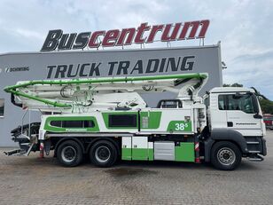 čerpadlo betonu Putzmeister BSF 38-5.16 HLS na šasi MAN TGS 26.400 6x4 Putzmeister 38-5 m / Top Pump / German Truck