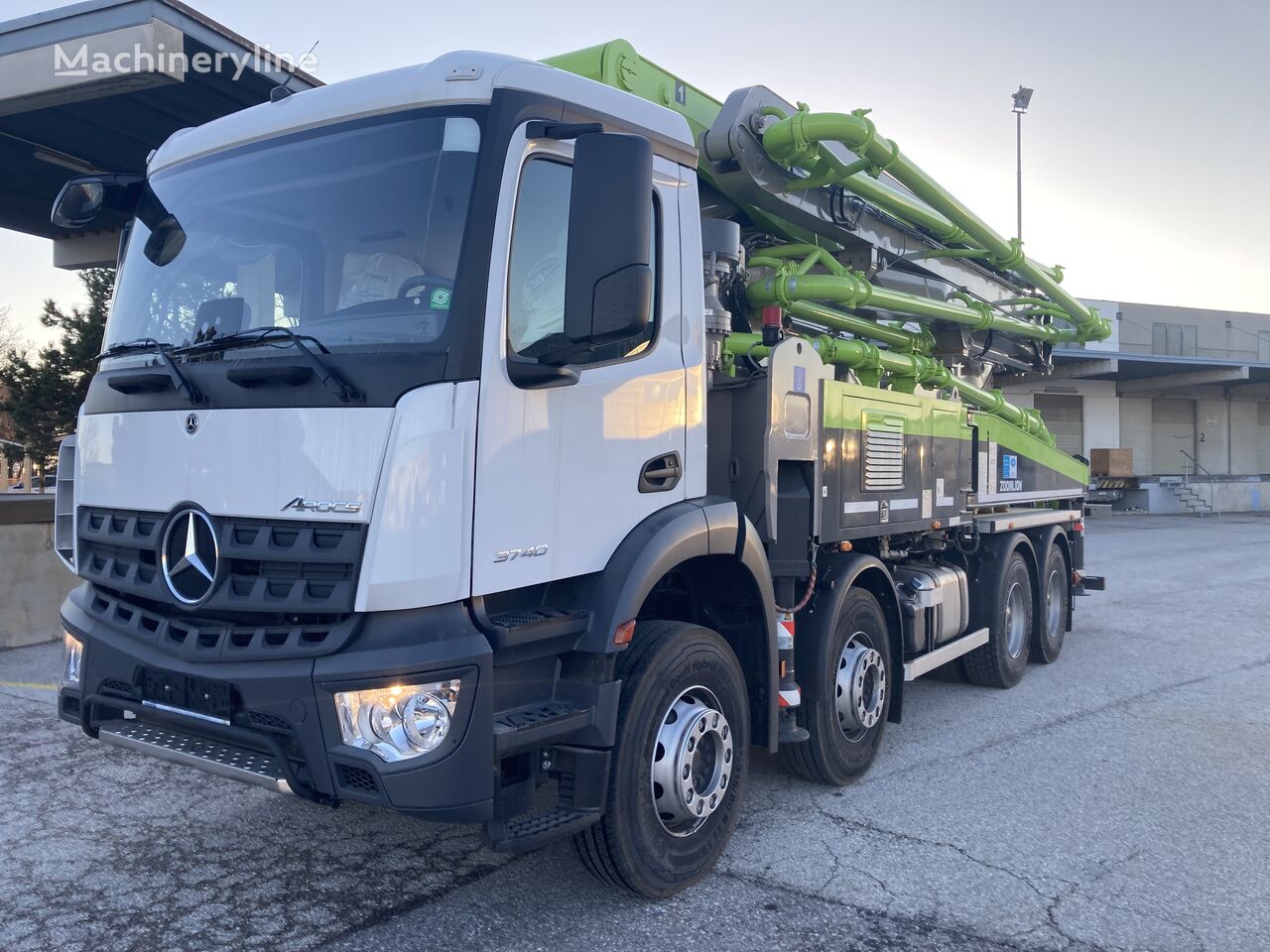 nový čerpadlo betonu Zoomlion ZL 49 na šasi Mercedes-Benz Arocs 5 4146