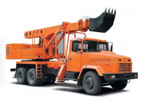 nový teleskopické rypadlo KrAZ 65053 UDS-114R Автоэкскаватор-планировщик